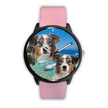 Load image into Gallery viewer, Cute Australian Shepherd Dog Print Wrist Watch - Free Shipping