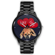 Load image into Gallery viewer, Bullmastiff with Love Print Wrist Watch-Free Shipping
