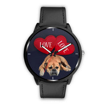 Load image into Gallery viewer, Bullmastiff with Love Print Wrist Watch-Free Shipping