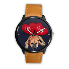 Load image into Gallery viewer, Bullmastiff with Love Print Wrist Watch-Free Shipping