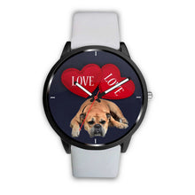 Load image into Gallery viewer, Bullmastiff with Love Print Wrist Watch-Free Shipping