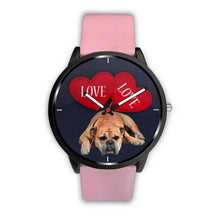 Load image into Gallery viewer, Bullmastiff with Love Print Wrist Watch-Free Shipping