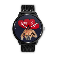 Load image into Gallery viewer, Bullmastiff with Love Print Wrist Watch-Free Shipping