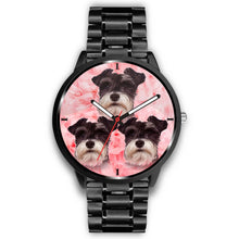 Load image into Gallery viewer, Cute Miniature Schnauzer Print Wrist Watch - Free Shipping