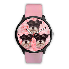 Load image into Gallery viewer, Cute Miniature Schnauzer Print Wrist Watch - Free Shipping