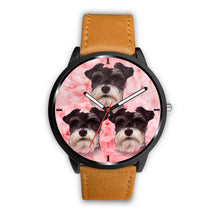 Load image into Gallery viewer, Cute Miniature Schnauzer Print Wrist Watch - Free Shipping