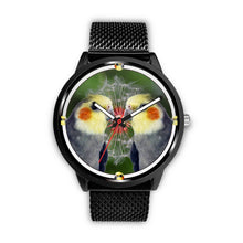 Load image into Gallery viewer, Cockatiel Parrot (Quarrion) Print Wrist Watch - Free Shipping