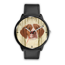 Load image into Gallery viewer, Brittany Dog Print Wrist Watch - Free Shipping