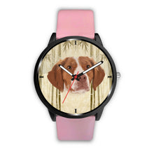 Load image into Gallery viewer, Brittany Dog Print Wrist Watch - Free Shipping