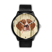 Load image into Gallery viewer, Brittany Dog Print Wrist Watch - Free Shipping