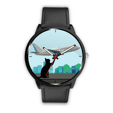 Load image into Gallery viewer, Catching Plane Cat Print Wrist Watch-Free Shipping