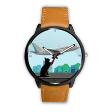 Load image into Gallery viewer, Catching Plane Cat Print Wrist Watch-Free Shipping
