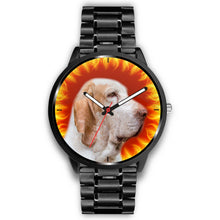 Load image into Gallery viewer, Bracco Italiano dog Fire Flame Wrist Watch-Free Shipping