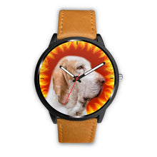 Load image into Gallery viewer, Bracco Italiano dog Fire Flame Wrist Watch-Free Shipping