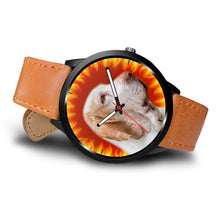 Load image into Gallery viewer, Bracco Italiano dog Fire Flame Wrist Watch-Free Shipping