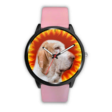 Load image into Gallery viewer, Bracco Italiano dog Fire Flame Wrist Watch-Free Shipping