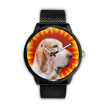 Load image into Gallery viewer, Bracco Italiano dog Fire Flame Wrist Watch-Free Shipping