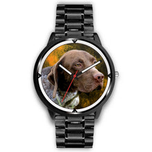 Load image into Gallery viewer, Braque Francais Dog Print Wrist Watch - Free Shipping