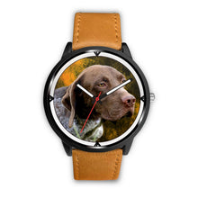 Load image into Gallery viewer, Braque Francais Dog Print Wrist Watch - Free Shipping