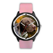 Load image into Gallery viewer, Braque Francais Dog Print Wrist Watch - Free Shipping