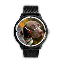 Load image into Gallery viewer, Braque Francais Dog Print Wrist Watch - Free Shipping