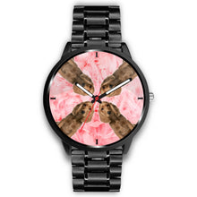 Load image into Gallery viewer, Cocker Spaniel On Pink Print Wrist Watch - Free Shipping