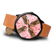 Load image into Gallery viewer, Cocker Spaniel On Pink Print Wrist Watch - Free Shipping