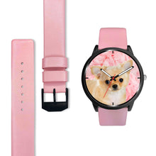 Load image into Gallery viewer, Chihuahua Dog On Pink Print Wrist Watch - Free Shipping