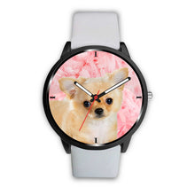 Load image into Gallery viewer, Chihuahua Dog On Pink Print Wrist Watch - Free Shipping