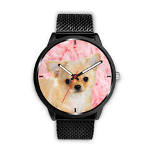 Load image into Gallery viewer, Chihuahua Dog On Pink Print Wrist Watch - Free Shipping