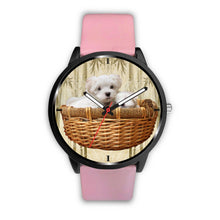 Load image into Gallery viewer, Cute Maltese Dog Print Wrist Watch - Free Shipping