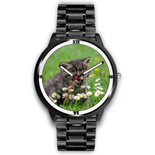 Load image into Gallery viewer, Cute American Shorthair Cat Art Print Wrist Watch - Free Shipping