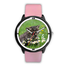 Load image into Gallery viewer, Cute American Shorthair Cat Art Print Wrist Watch - Free Shipping
