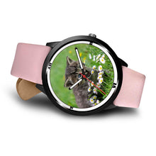 Load image into Gallery viewer, Cute American Shorthair Cat Art Print Wrist Watch - Free Shipping