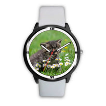 Load image into Gallery viewer, Cute American Shorthair Cat Art Print Wrist Watch - Free Shipping
