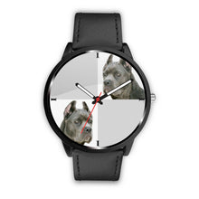 Load image into Gallery viewer, Cane Corso B/W Print Wrist Watch- Free Shipping