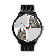 Load image into Gallery viewer, Cane Corso B/W Print Wrist Watch- Free Shipping