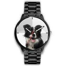 Load image into Gallery viewer, Cute Border Collie Dog Print Wrist Watch- Free Shipping