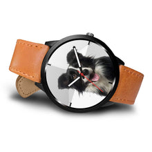 Load image into Gallery viewer, Cute Border Collie Dog Print Wrist Watch- Free Shipping