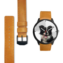 Load image into Gallery viewer, Cute Border Collie Dog Print Wrist Watch- Free Shipping