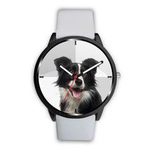 Load image into Gallery viewer, Cute Border Collie Dog Print Wrist Watch- Free Shipping