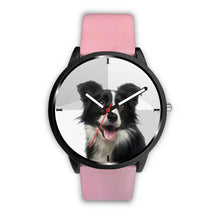 Load image into Gallery viewer, Cute Border Collie Dog Print Wrist Watch- Free Shipping