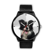 Load image into Gallery viewer, Cute Border Collie Dog Print Wrist Watch- Free Shipping