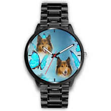Load image into Gallery viewer, Cute Collie Dog Print Wrist Watch - Free Shipping