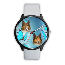 Load image into Gallery viewer, Cute Collie Dog Print Wrist Watch - Free Shipping