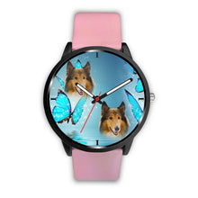 Load image into Gallery viewer, Cute Collie Dog Print Wrist Watch - Free Shipping