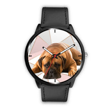 Load image into Gallery viewer, Bullmastiff Dog Print Wrist Watch - Free Shipping