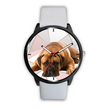 Load image into Gallery viewer, Bullmastiff Dog Print Wrist Watch - Free Shipping