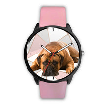Load image into Gallery viewer, Bullmastiff Dog Print Wrist Watch - Free Shipping