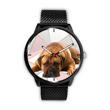 Load image into Gallery viewer, Bullmastiff Dog Print Wrist Watch - Free Shipping